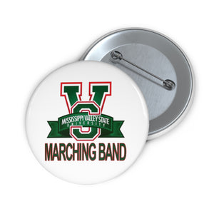 Mississippi Valley State Marching Band Custom Pin Buttons
