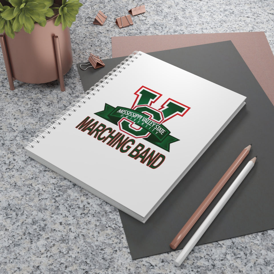 Mississippi Valley State Marching Band Spiral Notebook