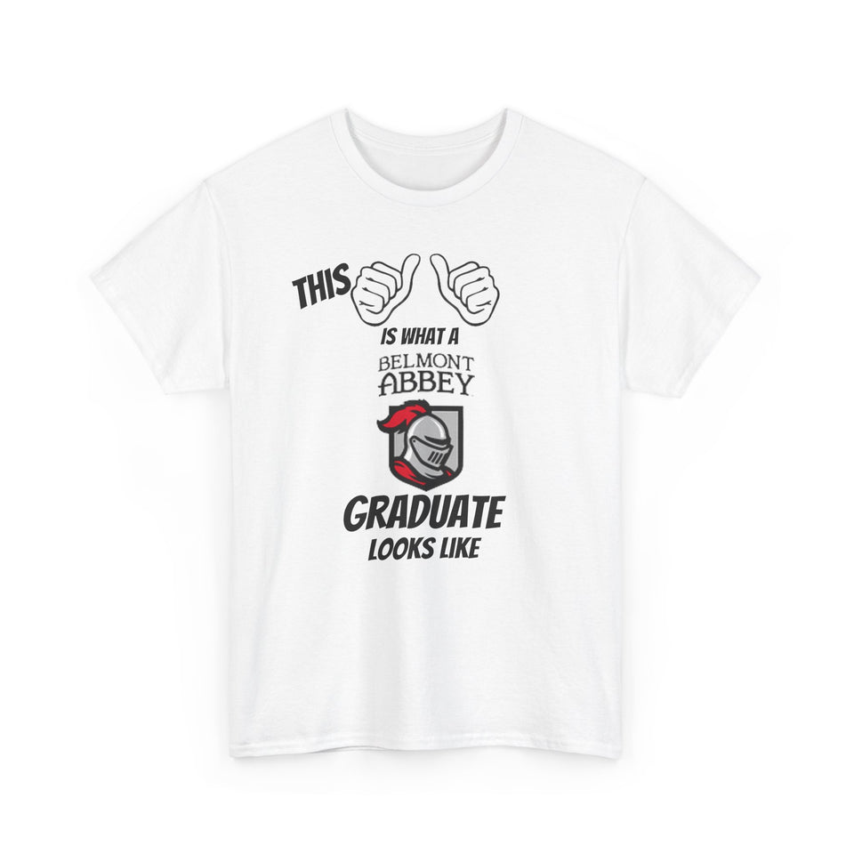 This Is What A Belmont Abbey Graduate Looks Like 2025 Unisex Heavy Cotton Tee