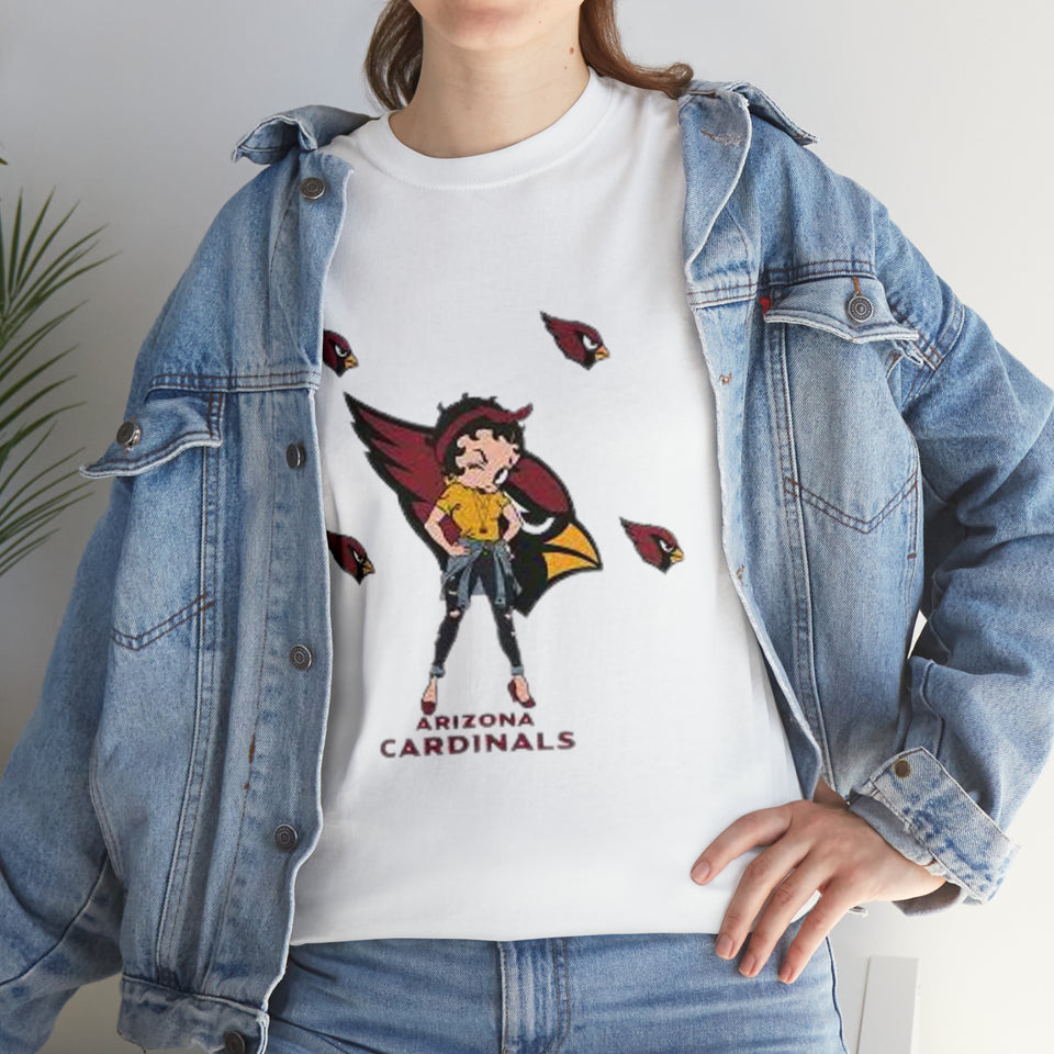 Arizona Cardinals Betty Unisex Heavy Cotton Tee