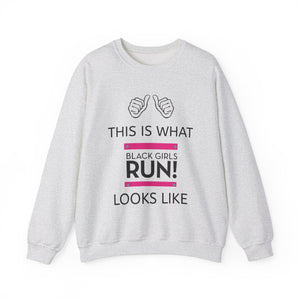 Black Girls Run Unisex Heavy Blend™ Crewneck Sweatshirt