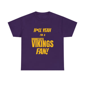 Minnesota Vikings Football Unisex Heavy Cotton Tee