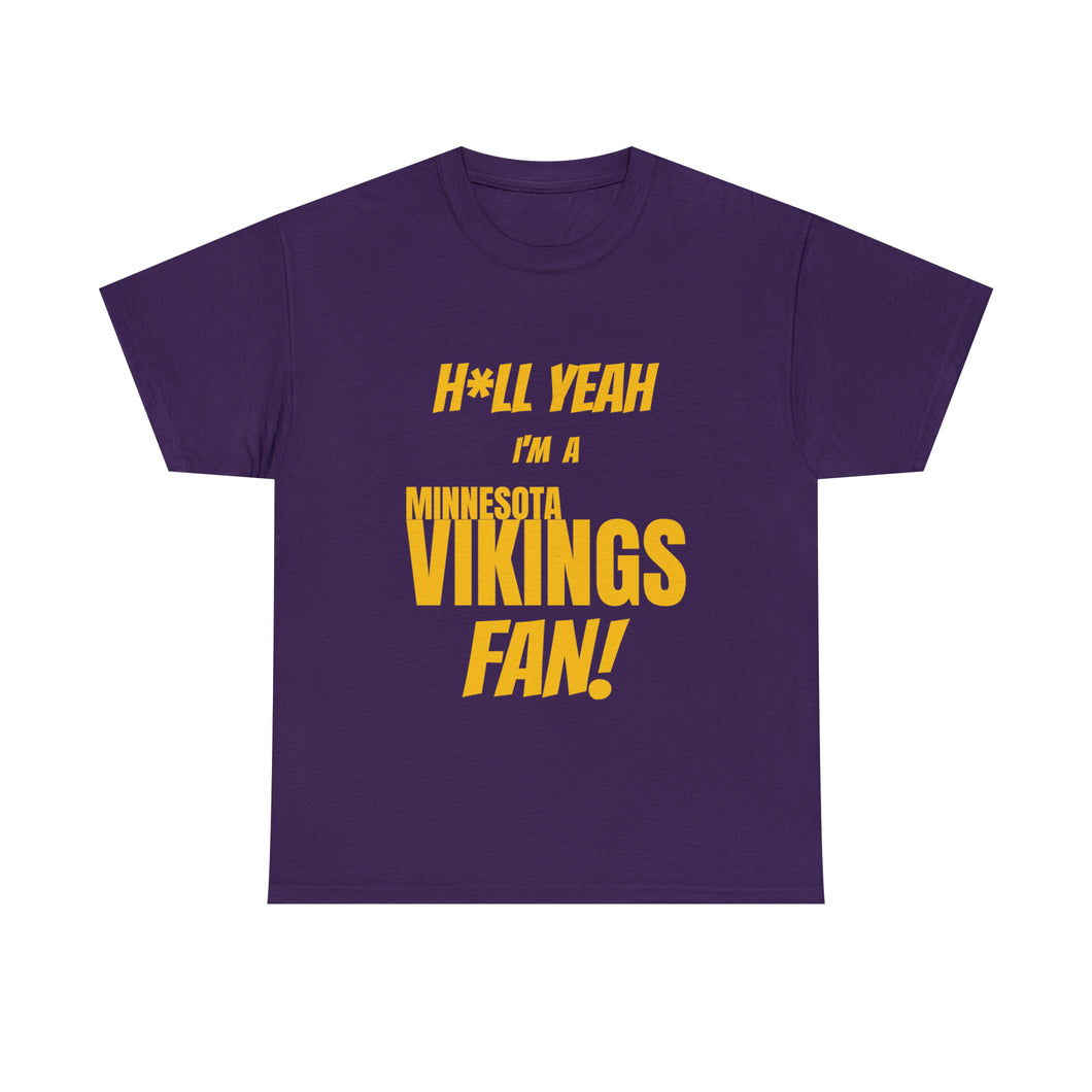 Minnesota Vikings Football Unisex Heavy Cotton Tee