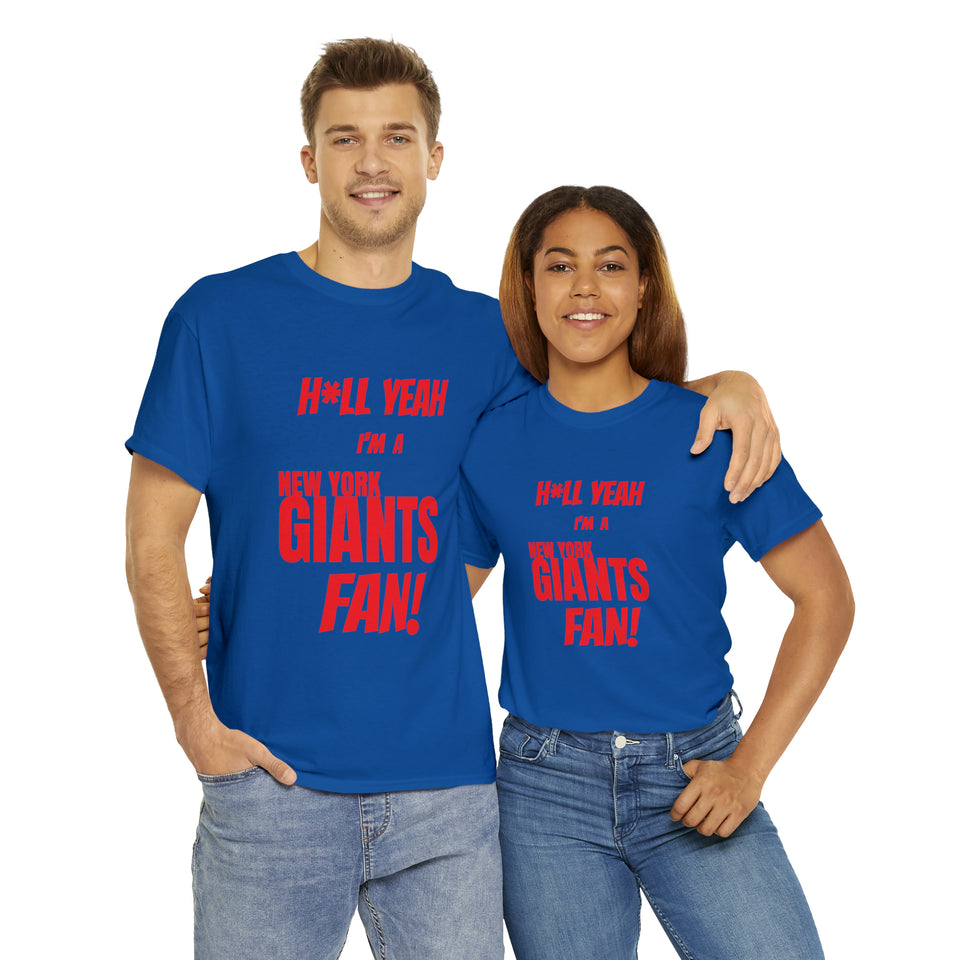 New York Giants Football Unisex Heavy Cotton Tee