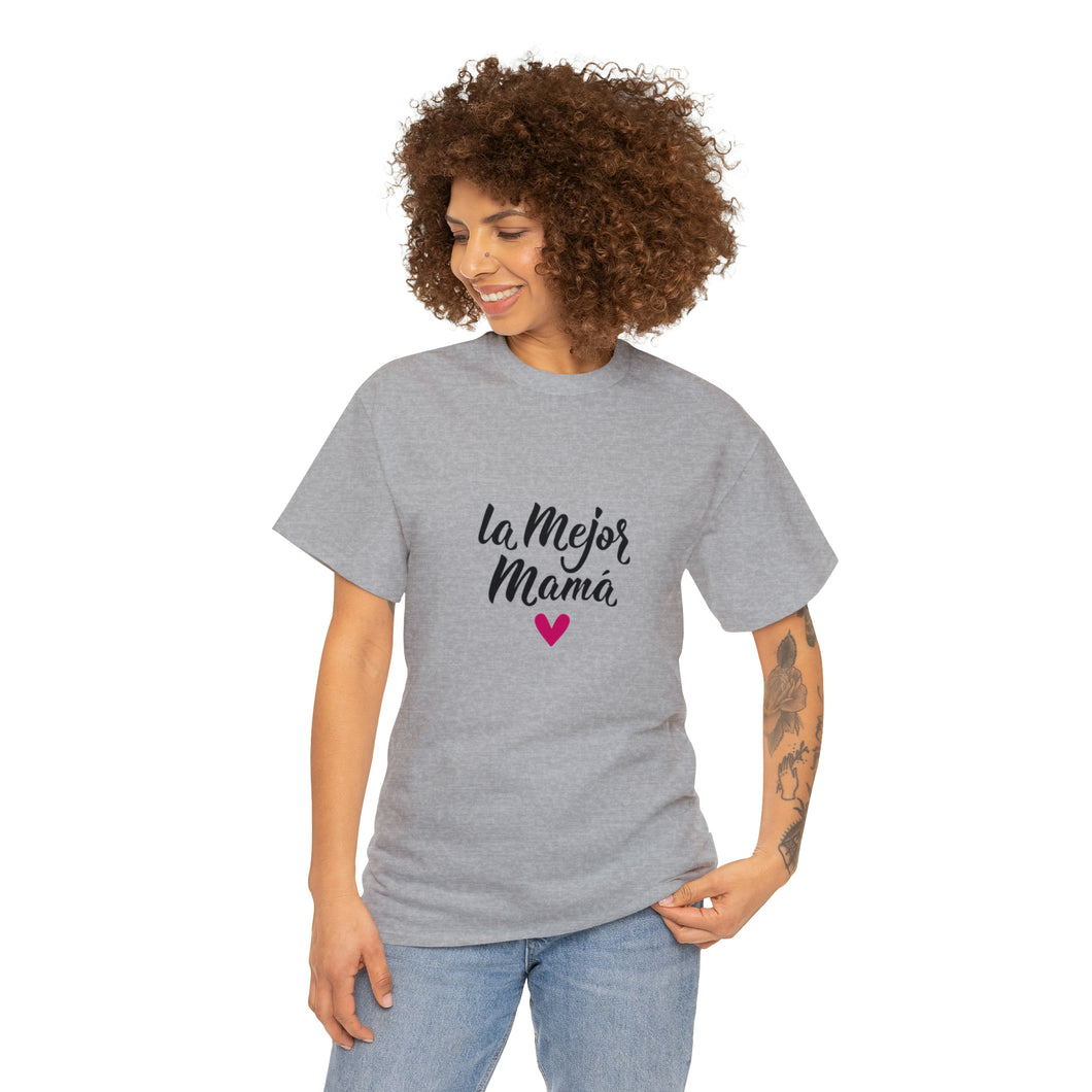 The Best Mom Spanish Unisex Heavy Cotton Tee