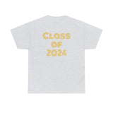 Heck Yeah I'm A Carmel Christian High School Senior Class Of 2024 Unisex Heavy Cotton Tee