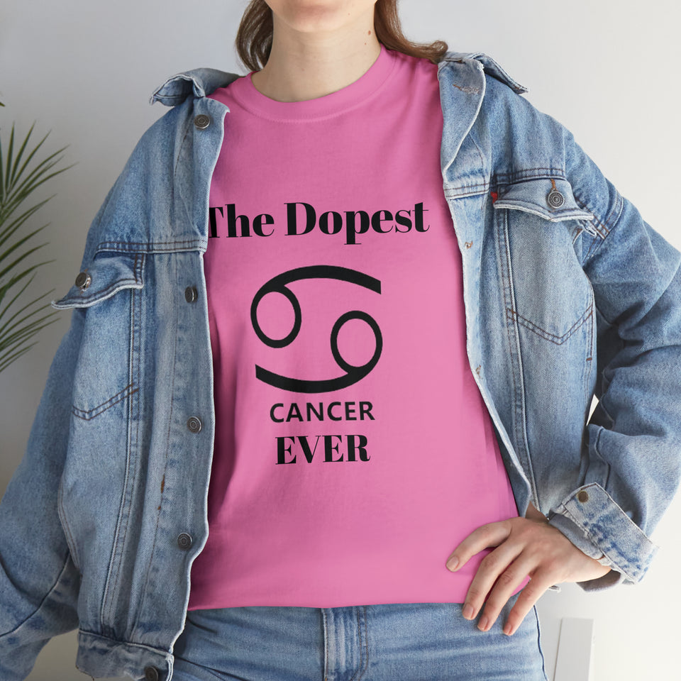 The Dopest Cancer Ever Unisex Heavy Cotton Tee