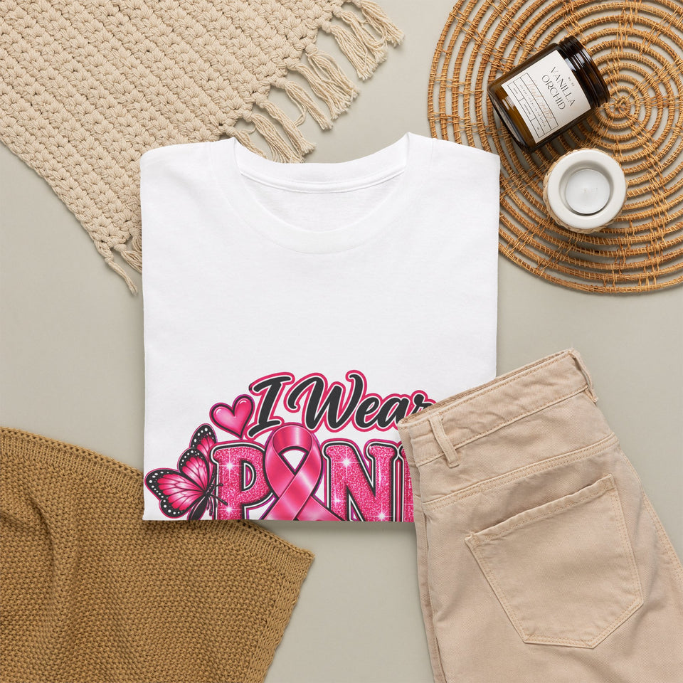 Breast Cancer Awareness Myself Unisex Heavy Cotton Tee