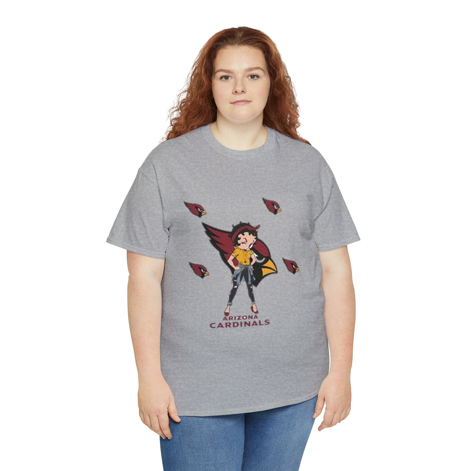 Arizona Cardinals Betty Unisex Heavy Cotton Tee