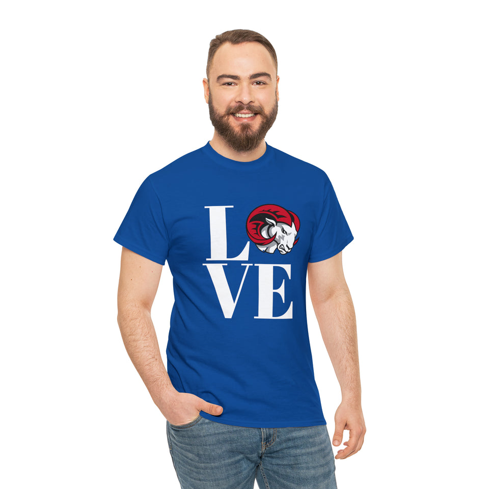 LOVE WSSU Unisex Heavy Cotton Tee
