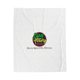 Black Realtors Matter Velveteen Plush Blanket