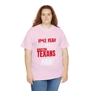 Houston Texans Football Unisex Heavy Cotton Tee
