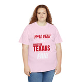 Houston Texans Football Unisex Heavy Cotton Tee