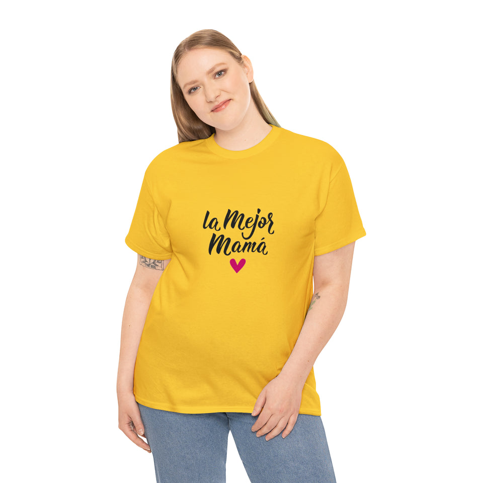 The Best Mom Spanish Unisex Heavy Cotton Tee