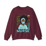 Black Nurse Crewneck Sweatshirt
