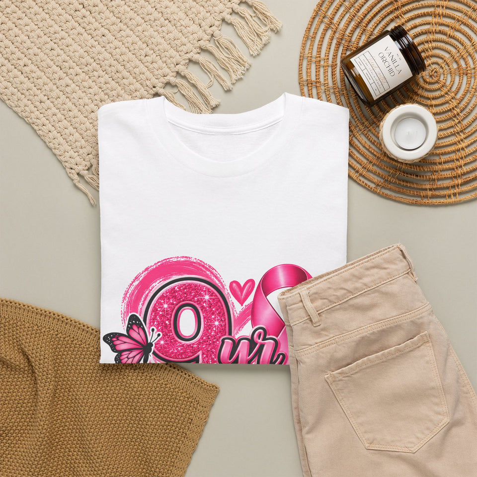9 Yr Survivor Breast Cancer Awareness Unisex Heavy Cotton Tee