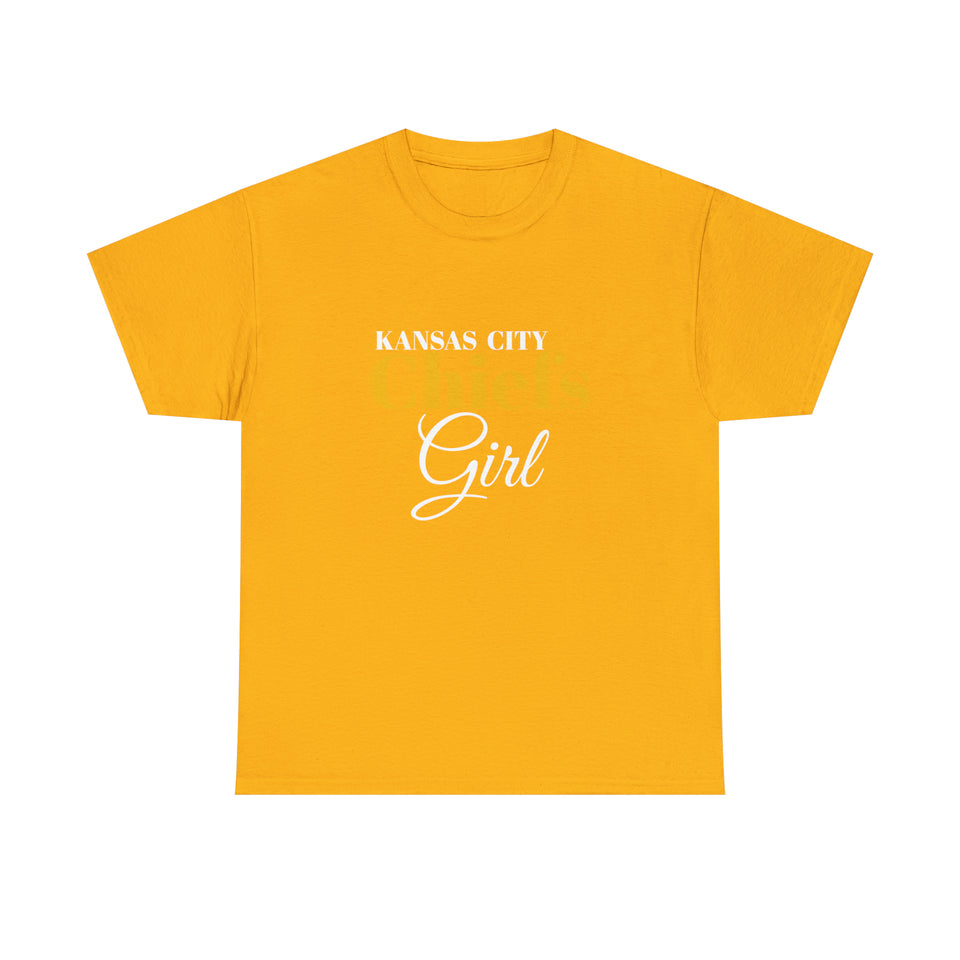 Kansas City Chiefs Girl Unisex Heavy Cotton Tee