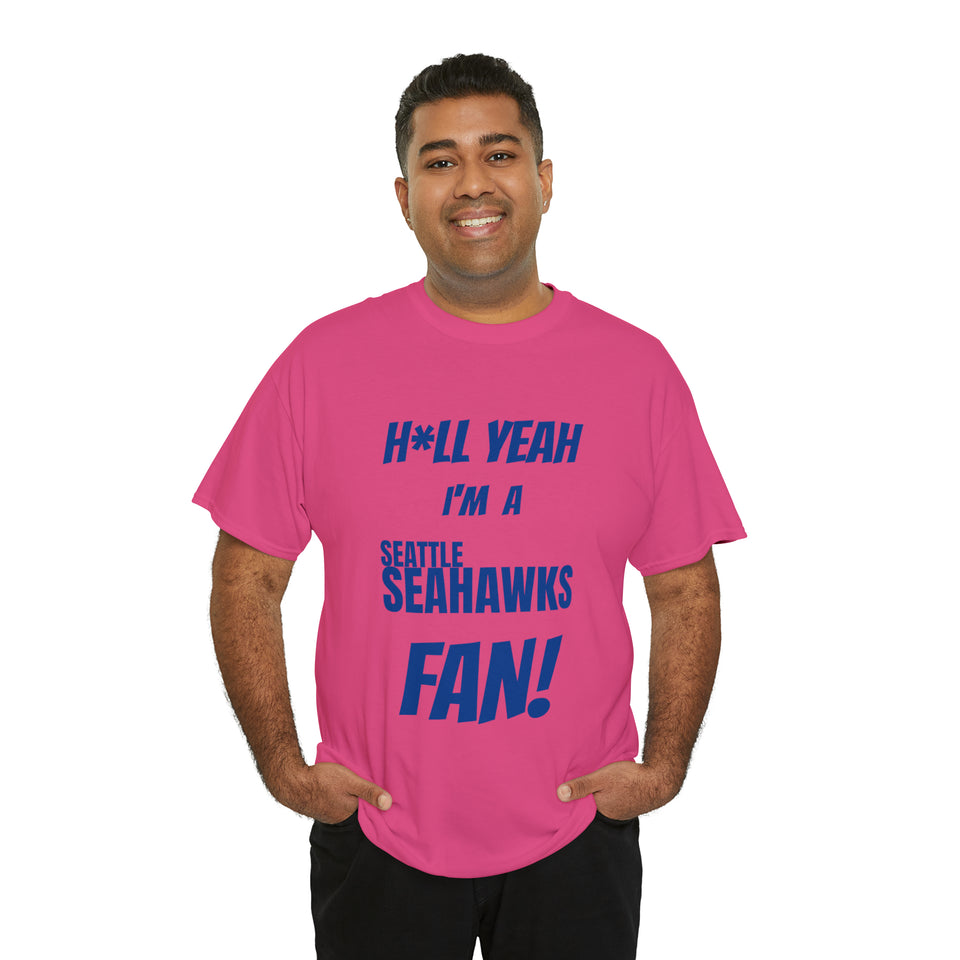 Seattle Seahawks Football Unisex Heavy Cotton Tee