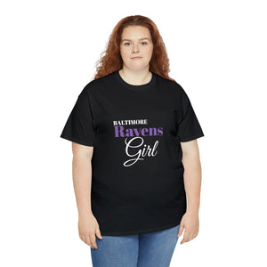 Baltimore Ravens Girl Unisex Heavy Cotton Tee