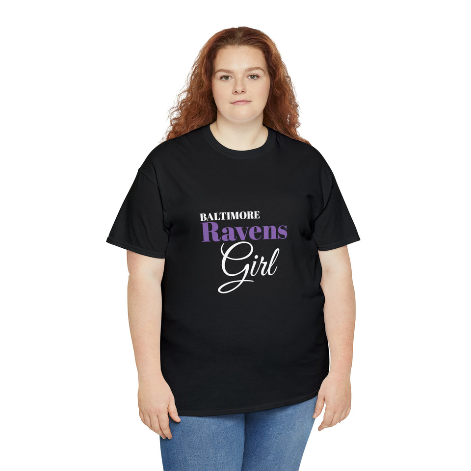 Baltimore Ravens Girl Unisex Heavy Cotton Tee
