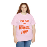 Denver Broncos Football Unisex Heavy Cotton Tee
