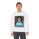 Black Nurse Crewneck Sweatshirt