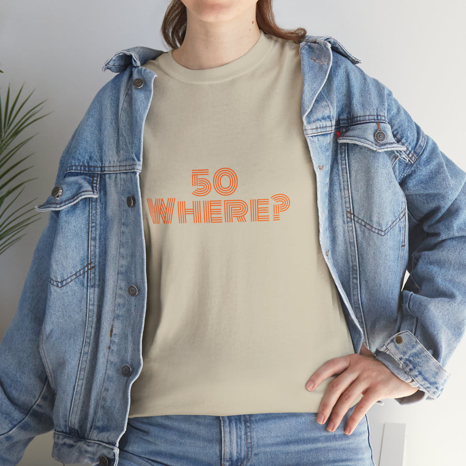 Fifty Unisex Heavy Cotton Tee
