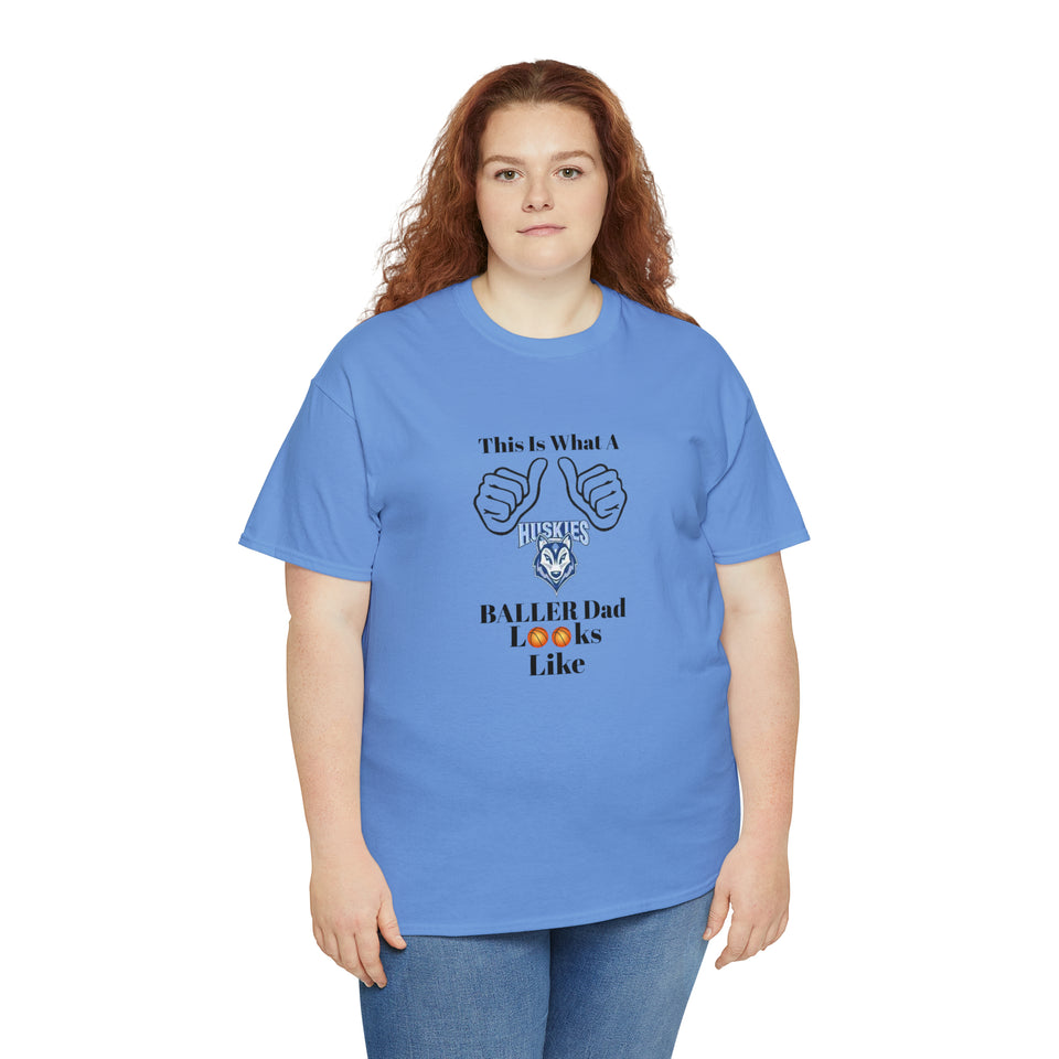 Hunter Huss Baller Dad Unisex Heavy Cotton Tee