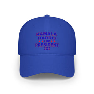 Kamala Harris for President Low Profile Baseball Cap