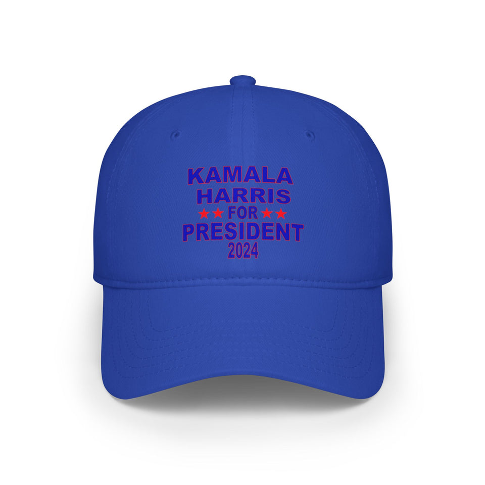 Kamala Harris for President Low Profile Baseball Cap