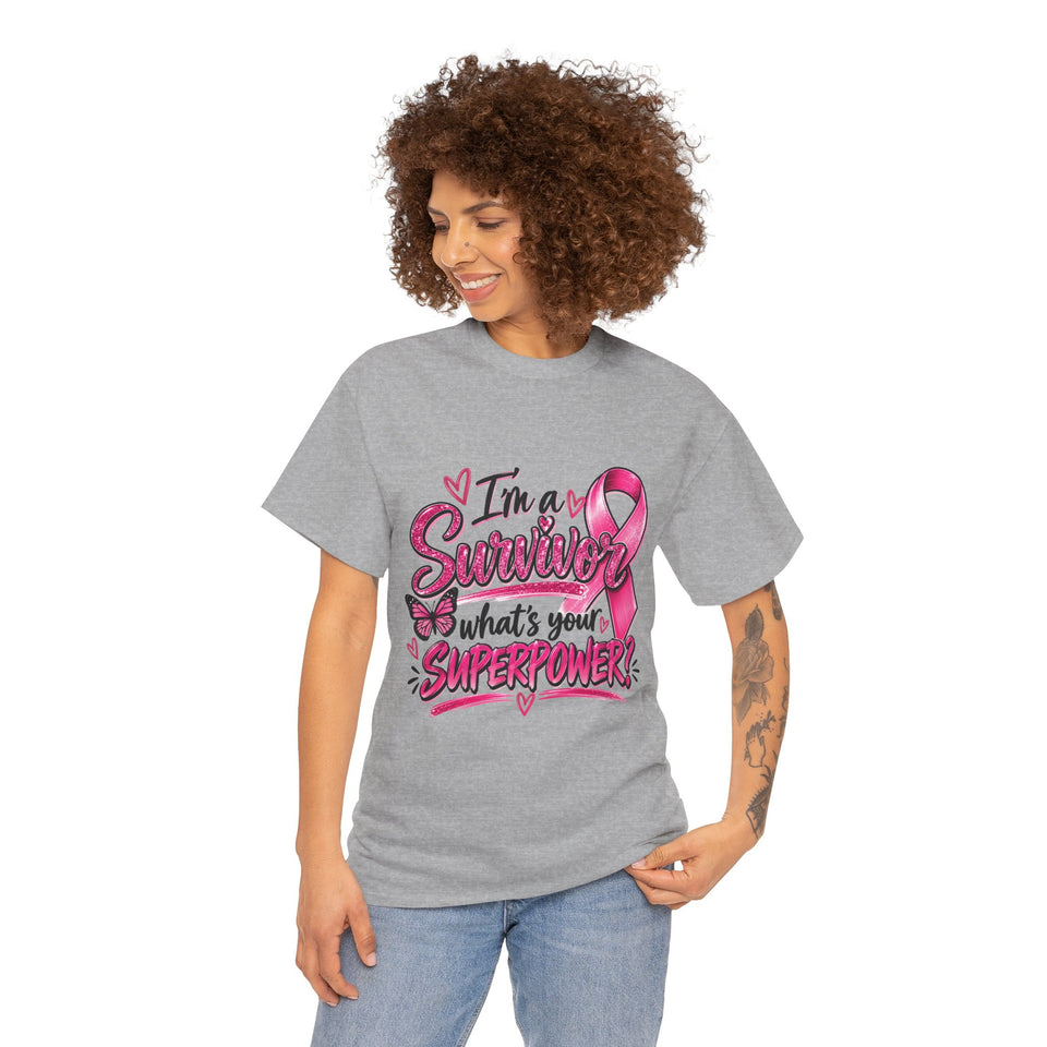 Breast Cancer Awareness Unisex Heavy Cotton Tee