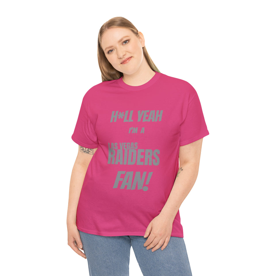 Las Vegas Raiders Football Unisex Heavy Cotton Tee