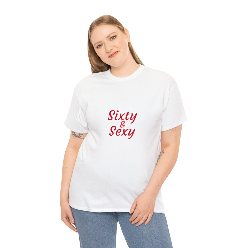 Sixty Unisex Heavy Cotton Tee
