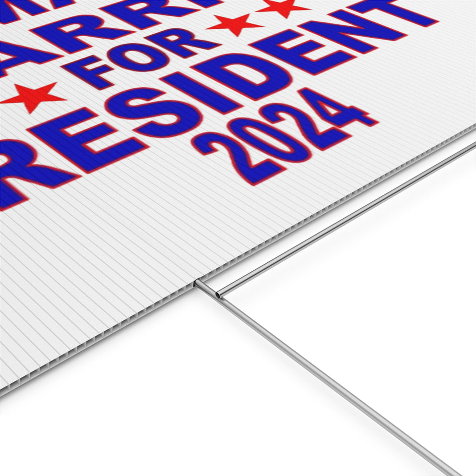 Kamala Harris for President Plastic Yard Sign