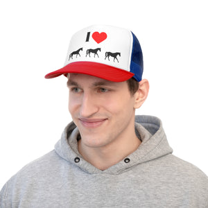 I Love Horses Trucker Caps