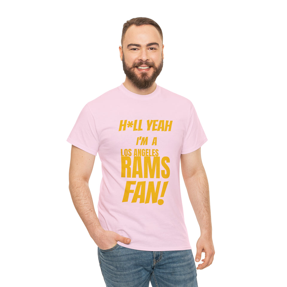 Los Angeles Rams Football Unisex Heavy Cotton Tee