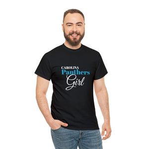 Carolina Panthers Girl Unisex Heavy Cotton Tee