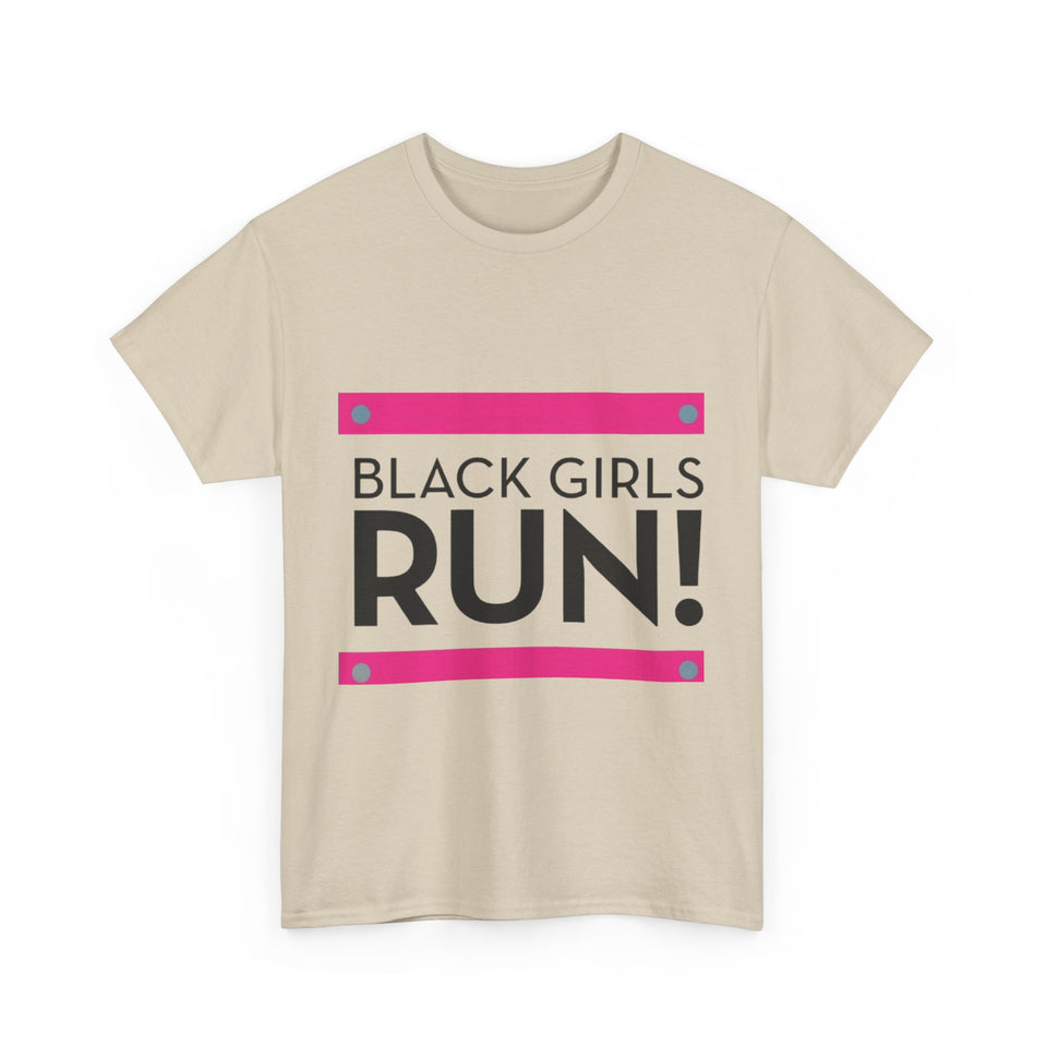 Black Girls Run Unisex Heavy Cotton Tee