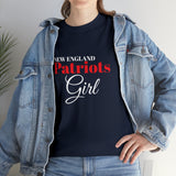 New England Patriots Girl Unisex Heavy Cotton Tee