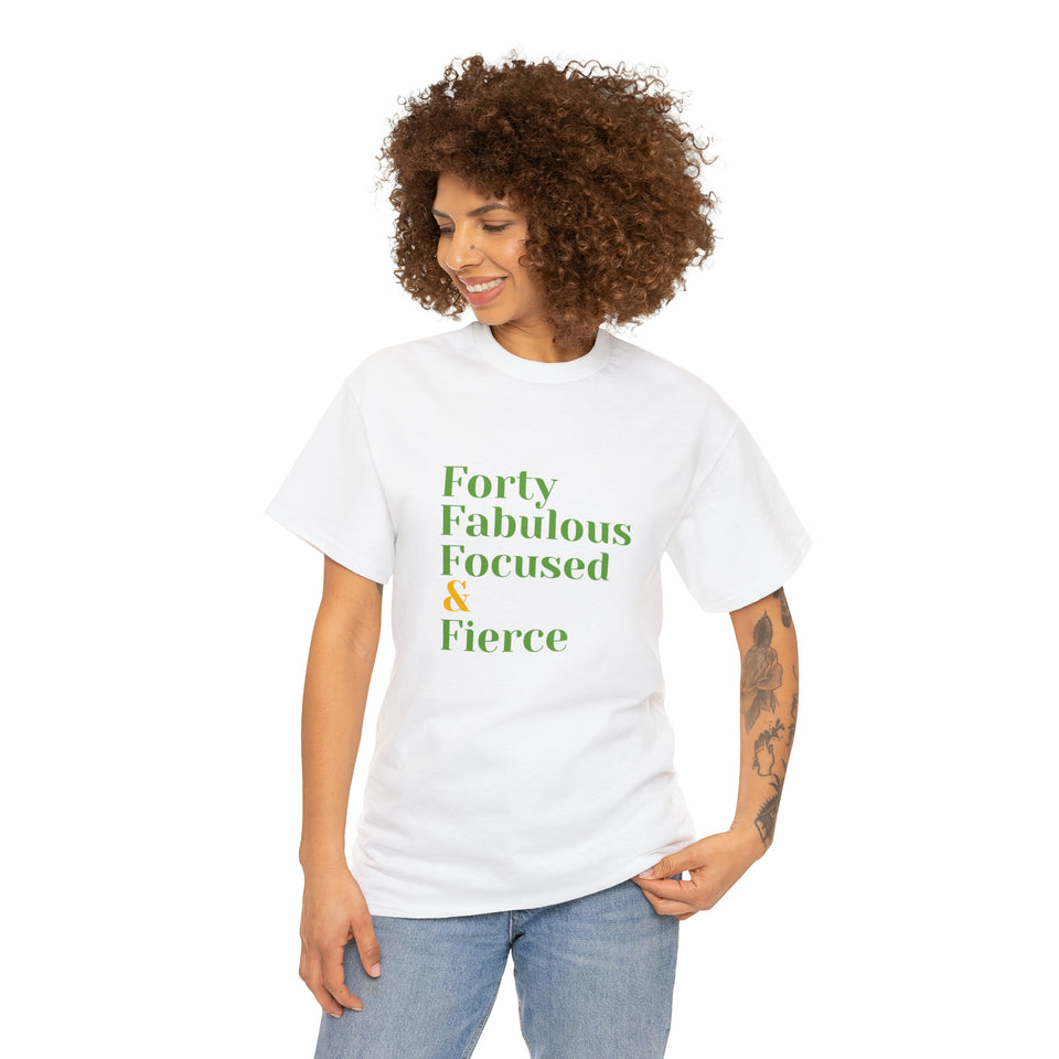 Forty Unisex Heavy Cotton Tee