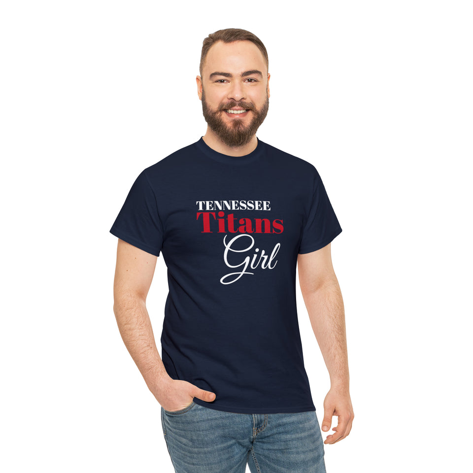 Tennessee Titans Girl Unisex Heavy Cotton Tee