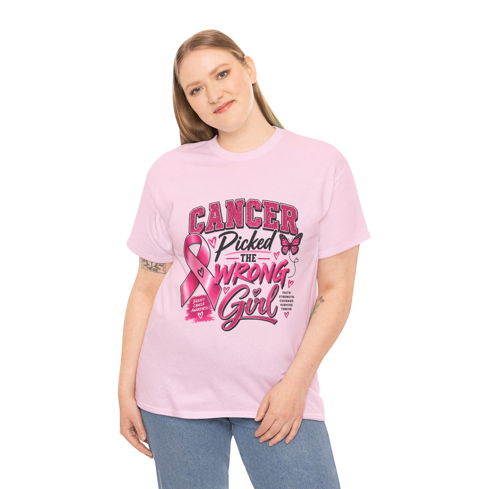 Breast Cancer Awareness Unisex Heavy Cotton Tee