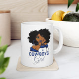 Dallas Cowboys Girl Ceramic Mug 11oz