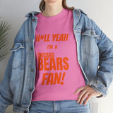 Chicago Bears Football Unisex Heavy Cotton Tee