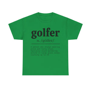 Golfer Unisex Heavy Cotton Tee