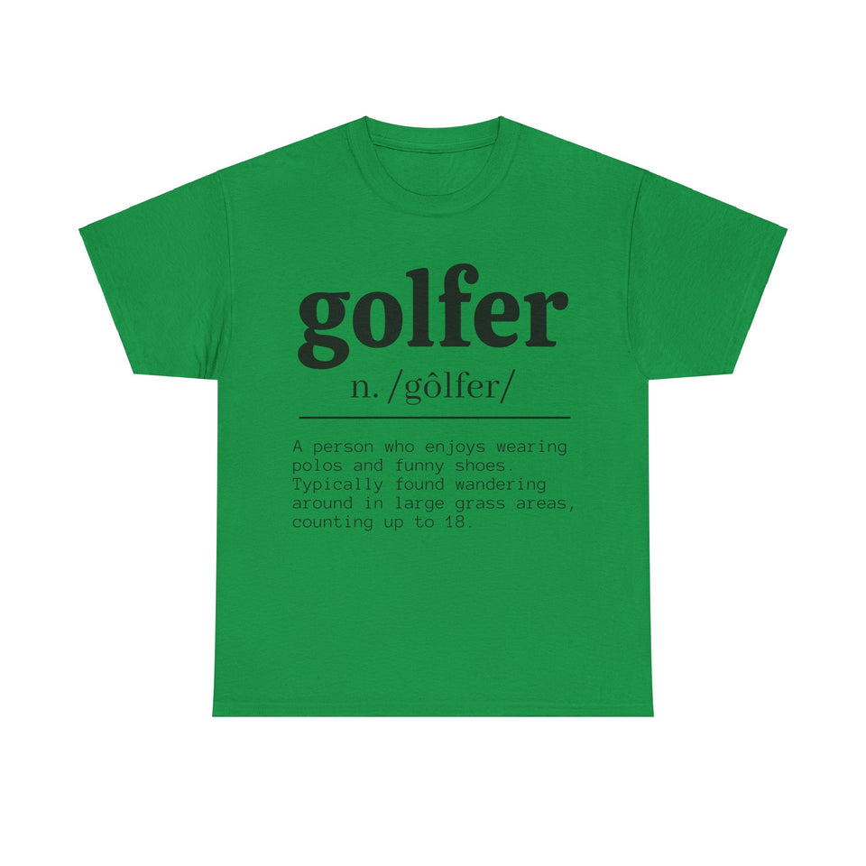 Golfer Unisex Heavy Cotton Tee