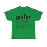 Golfer Unisex Heavy Cotton Tee