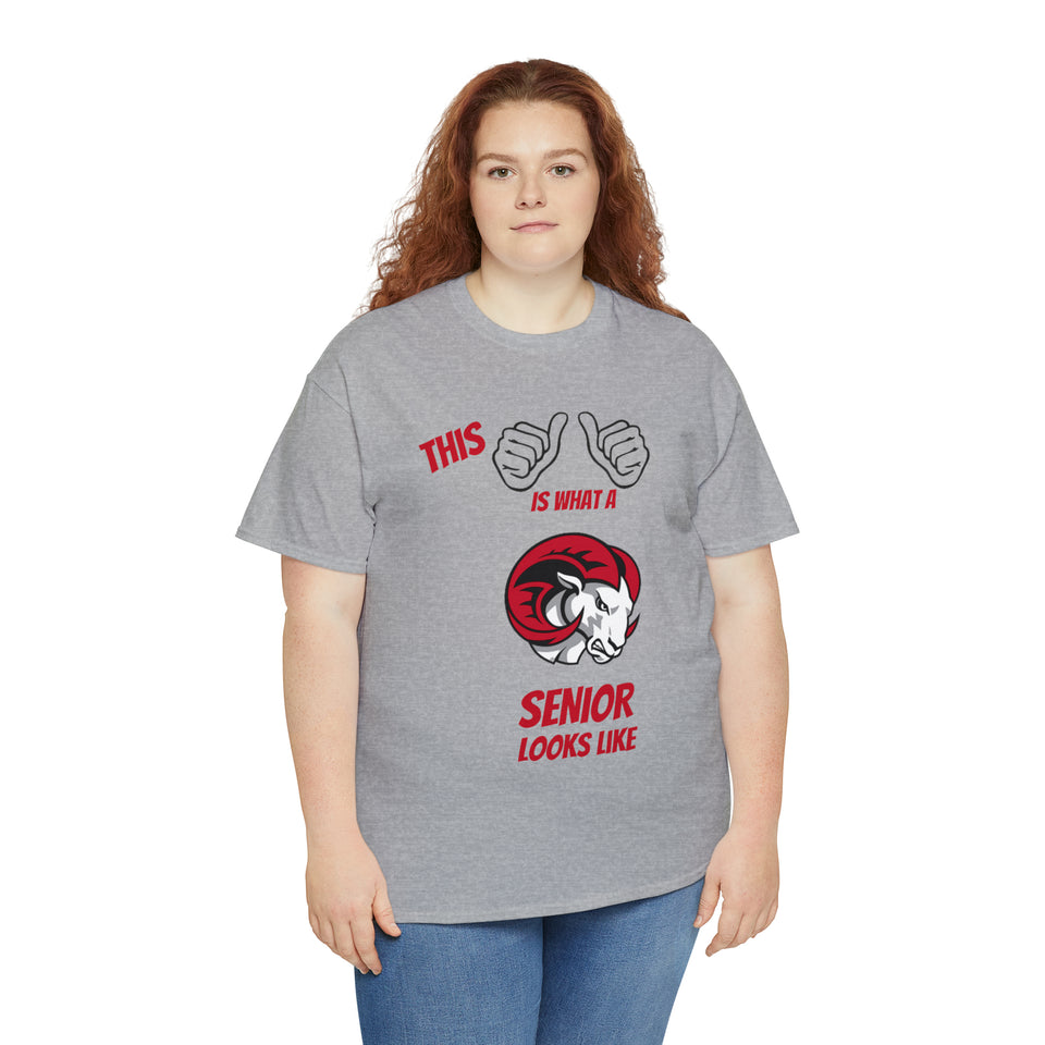 This Is What A WSSU Senior Looks Like Unisex Heavy Cotton Tee