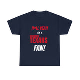 Houston Texans Football Unisex Heavy Cotton Tee