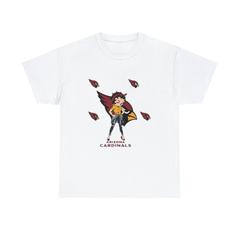 Arizona Cardinals Betty Unisex Heavy Cotton Tee